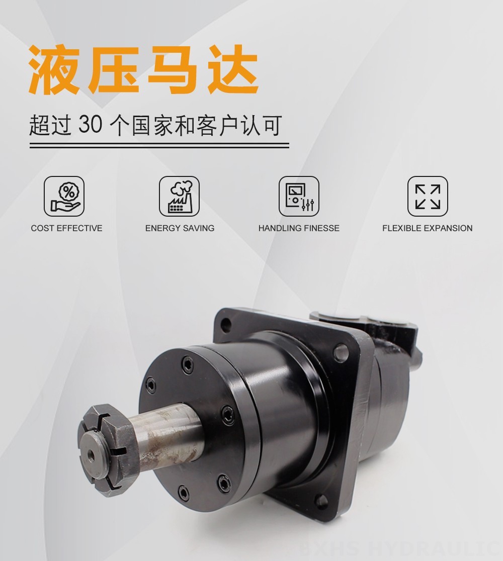 BM6W摆线液压马达 310 cc/r 150 Lpm 液压马达